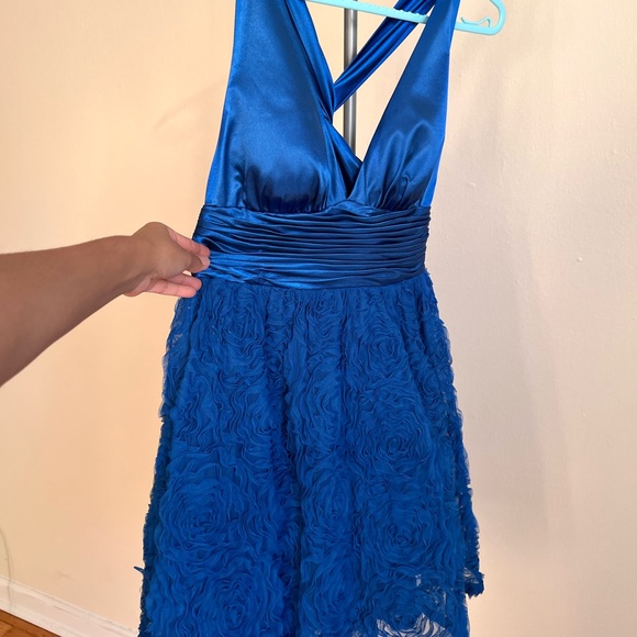 Blue 2000’s cocktail party dress - Picture 2 of 7